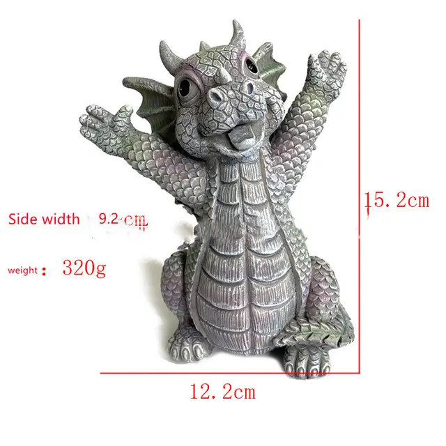 Garden Dragon Meditated Statue W64 - Shop at LoveMi