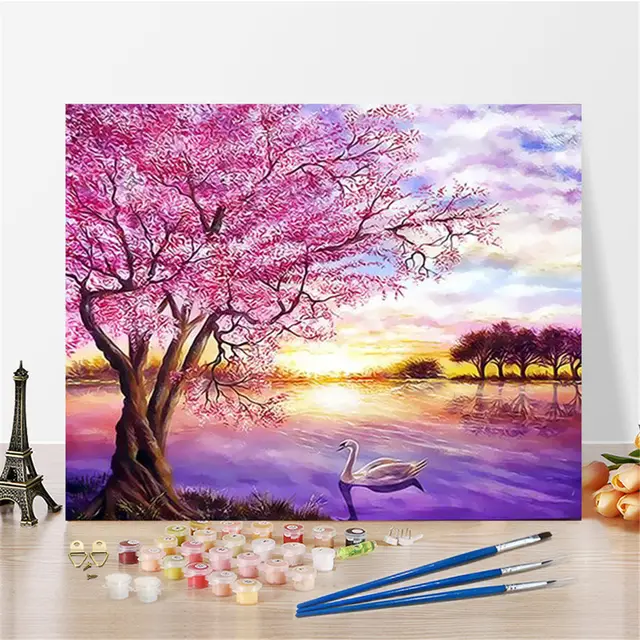 Digital Oil Painting Landscape Painting Flowers Shopify 8Style - Shop at LoveMi