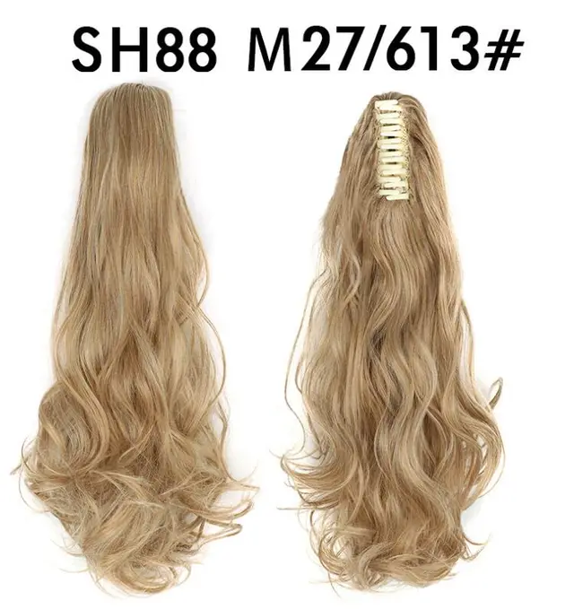 Fluffy Natural Lifelike Claw Clip Ponytail 45Style - Shop at LoveMi