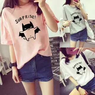 Summer Embroidery Korean Version Short-Sleeved - White