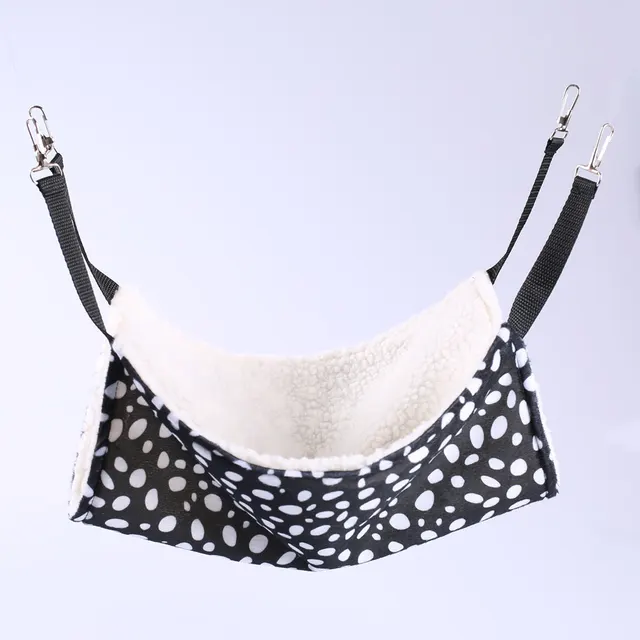 Cat Hammock Hanging Cat Nest Hanging Nest Summer New Cat Mat Cat Hammock Pet Cat Bed Cat Hammock Black And White Dots - Shop at LoveMi