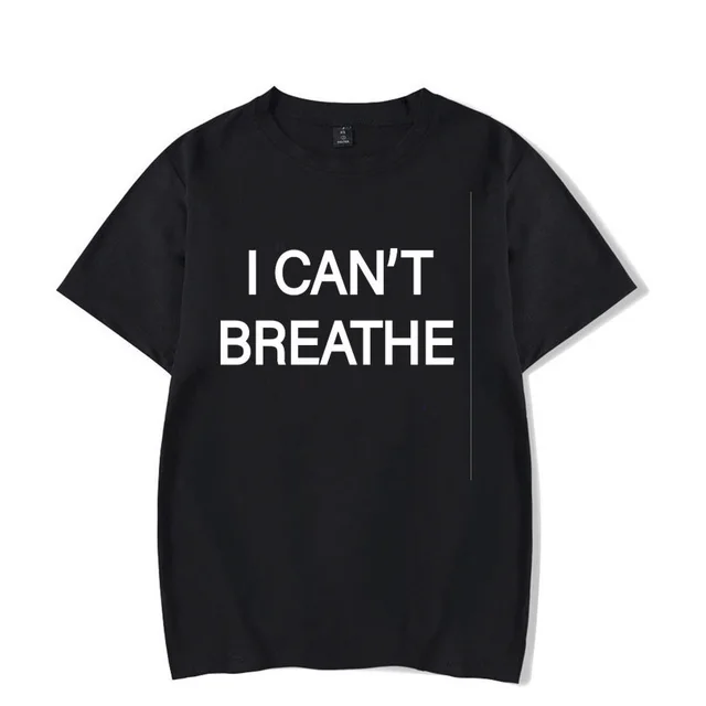 I Can'T Breathe Short Sleeves Black - Shop at LoveMi