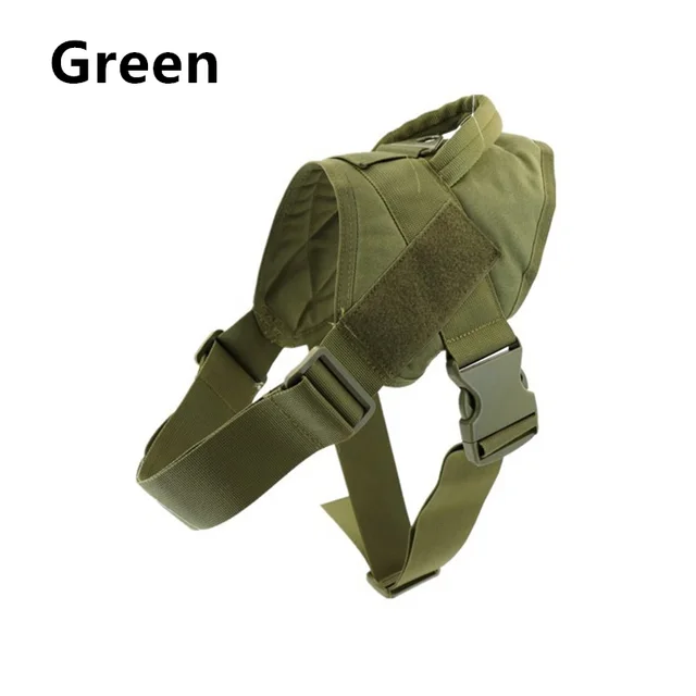 Five Color High Quality Tactical Training Dog Vest, Lightweight Patrol Dog Vest, K9 Chest Strap Green - Shop at LoveMi