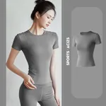 Tight Fit And Thin Outer Wear Short Sleeves - Sea Rock Grey
