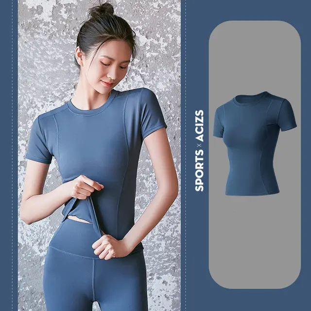 Tight Fit And Thin Outer Wear Short Sleeves Sweet Whale Blue - Shop at LoveMi