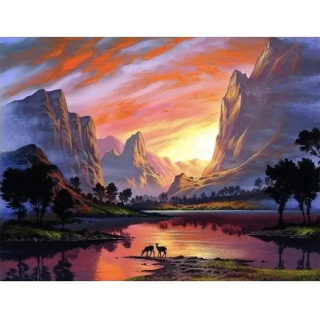 Hd Inkjet Canvas Painting Frameless Painting Customization 22Style - Shop at LoveMi