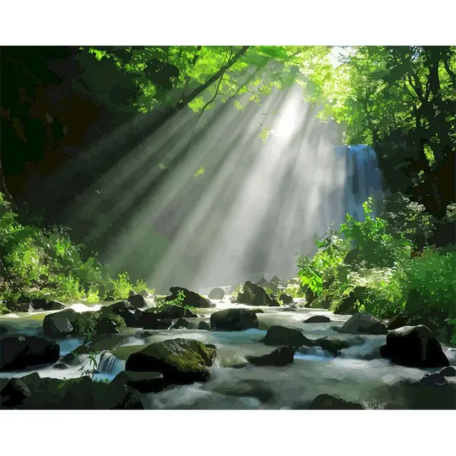 Hd Inkjet Canvas Painting Frameless Painting Customization 7Style - Shop at LoveMi