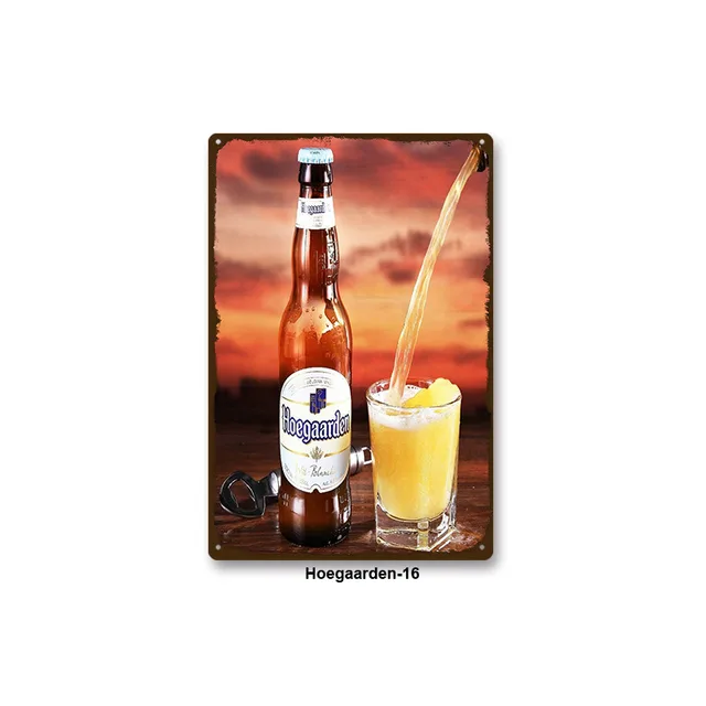 Creative Metal Crafts Retro Decorative Tin Painting 16Style - Shop at LoveMi