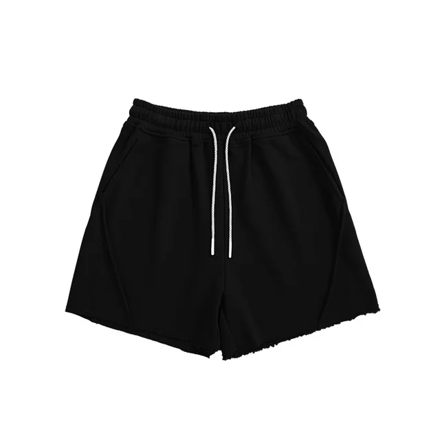 Summer Ladies Sportswear, Short Suit, Candy Color, Cotton, High Waist, Casual Wear Black - Shop at LoveMi