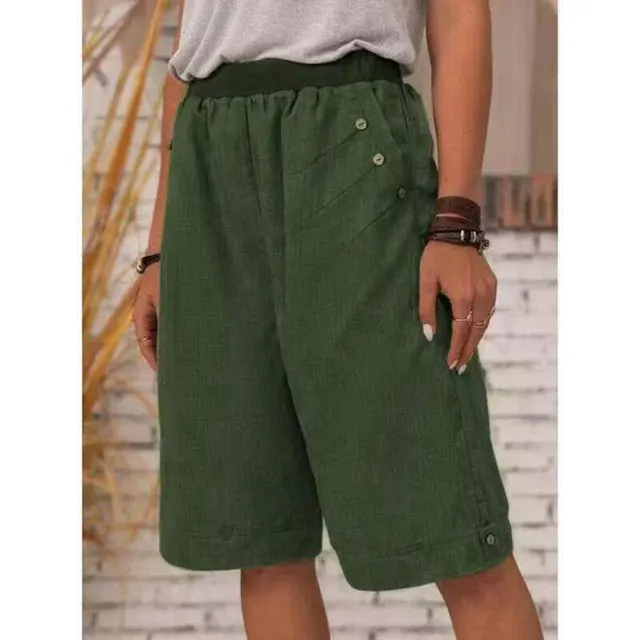 Women's Solid Color Casual Pants straight leg Pants Army Green - Shop at LoveMi