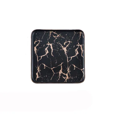 Household Dinner Plate Flat Plate Rectangle Black B - Shop at LoveMi