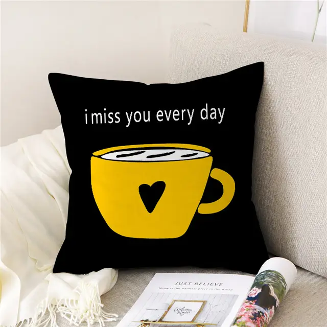 Pillow Linen Pillow Cover Peach Skin Velvet Sofa Cushion Pillow Cover Household Goods 21Style - Shop at LoveMi