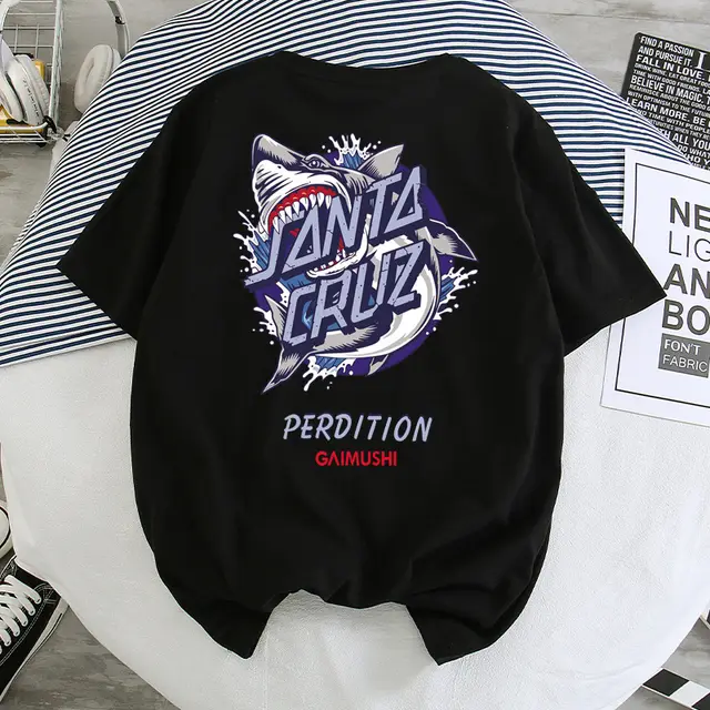 Hip Hop Short Sleeved Men'S T Shirt Style Loose Five Point Sleeve Half Sleeve Men And Women Couples Q - Shop at LoveMi