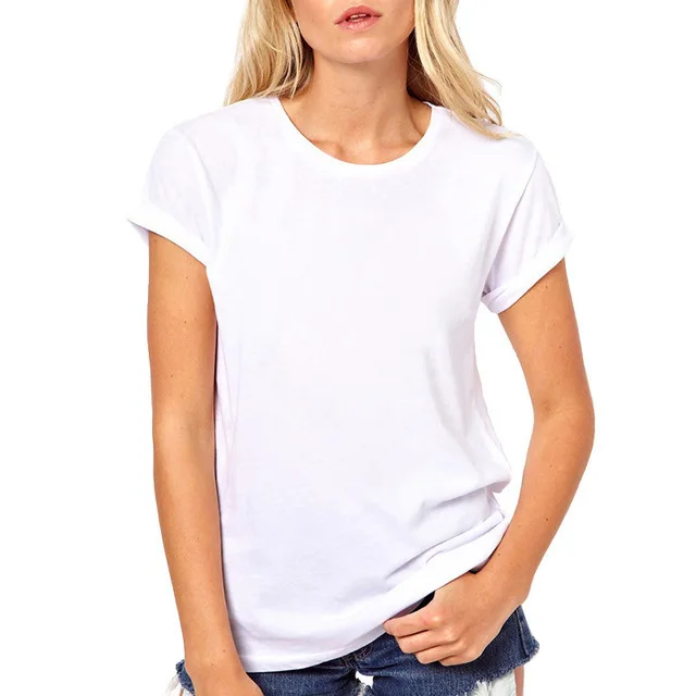 Fixsys Women T Shirt Print Tee Shirt O Neck Tops Tees Summe White - Shop at LoveMi