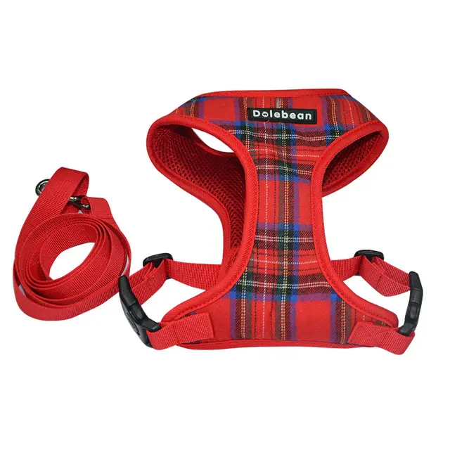 Breathable And Comfortable Pug Dog Chest Strap Red - Shop at LoveMi