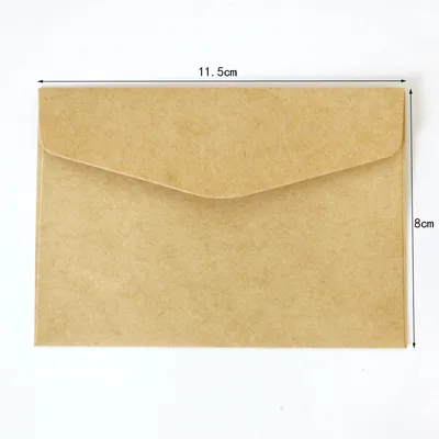 Simple Ivory White Envelope Greeting Card Storage Bag Mini Blank Envelope Can Be Customized 11.5X8Cm - Shop at LoveMi