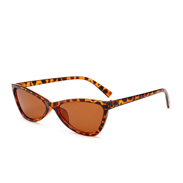 Butterfly Sunglasses Cat Eye Sunglasses Glasses Sunglasses Leopard Frame Tea Slices - Shop at LoveMi
