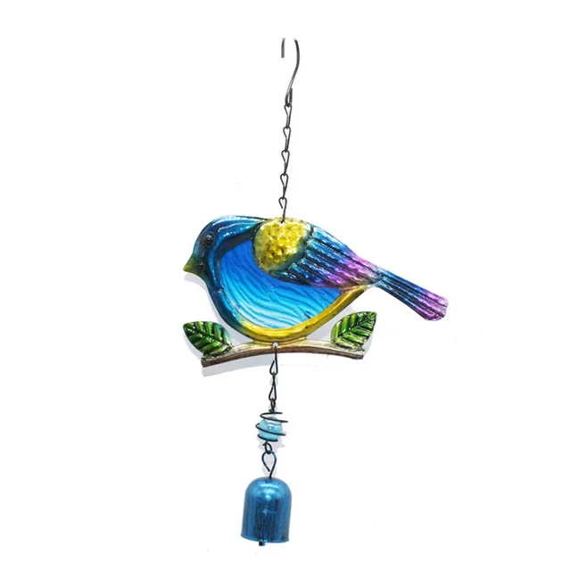 Metal Glass Wind Chimes Are Suitable For Home Garden Decoration Blue - Shop at LoveMi