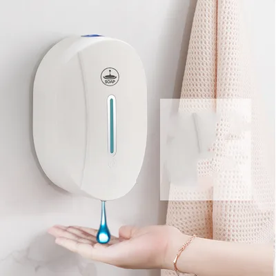 Automatic Induction Wall Mounted Soap Dispenser And Hand Sanitizer Machine Liquid Dry Battery - Shop at LoveMi