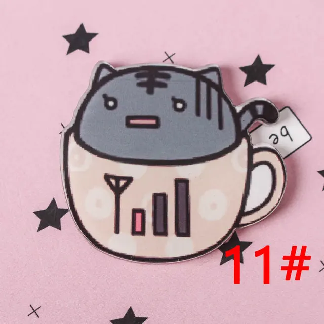 Cute Soft Girl Bag Badge Brooch Set8 - Shop at LoveMi