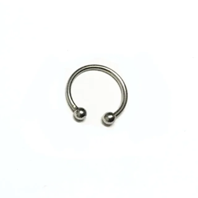Stainless Steel Nose Ring Electroplated Nose Nail Set Silver2 - Shop at LoveMi