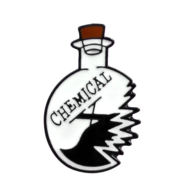 Fashion Trend Badges Big Cartoon Rabbit Panda White Ghost Face Dagger Creative Brooch Potion - Shop at LoveMi