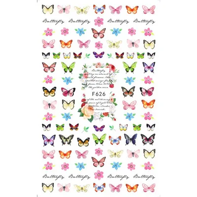 Japanese Three dimensional 5D Embossed Nail Stickers 47Style - Shop at LoveMi