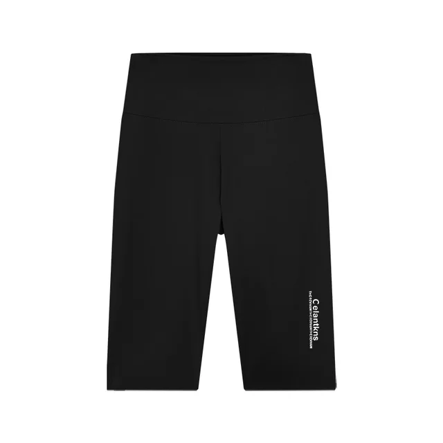 Summer Thin Stretch Abdomen And Hips Sports Yoga Shorts And Pants Black Letters - Shop at LoveMi