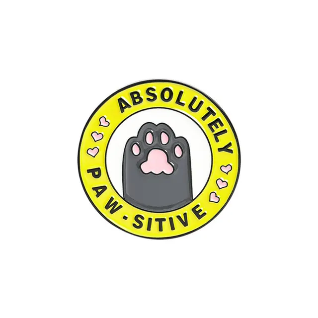 Cartoon Caring Cat Paw Dog Paw Badge - Shop at LoveMi