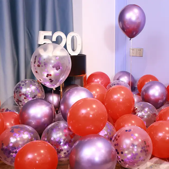 Balloon Thickening Explosion Proof Balloon Net Red Birthday L1Style - Shop at LoveMi