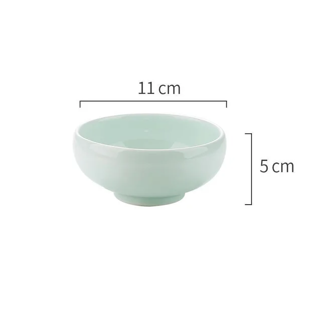 Featured ceramic bowl rice bowl household drum shaped soup bowl A7A - Shop at LoveMi