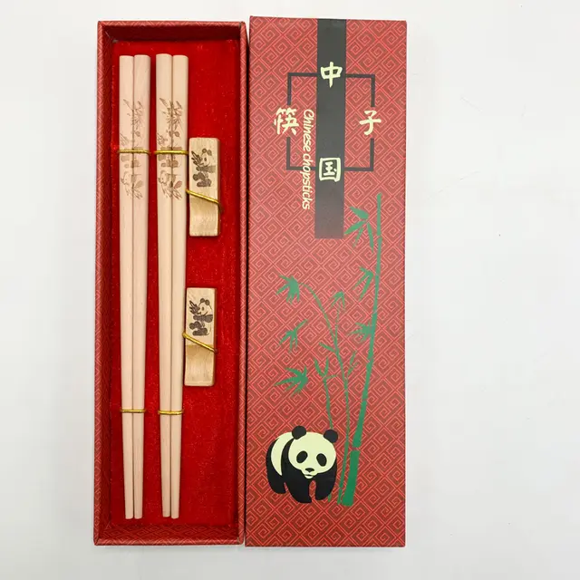 Panda Gift Chopsticks Branded Chopsticks Gift Box 2 Pairs Of Gift Chopsticks A4A - Shop at LoveMi