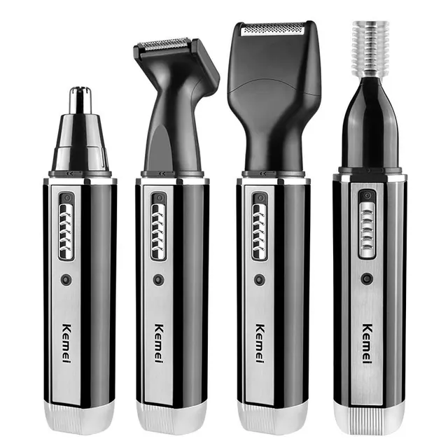 Rechargeable Electric Nose Hair Device Set - Light Grey