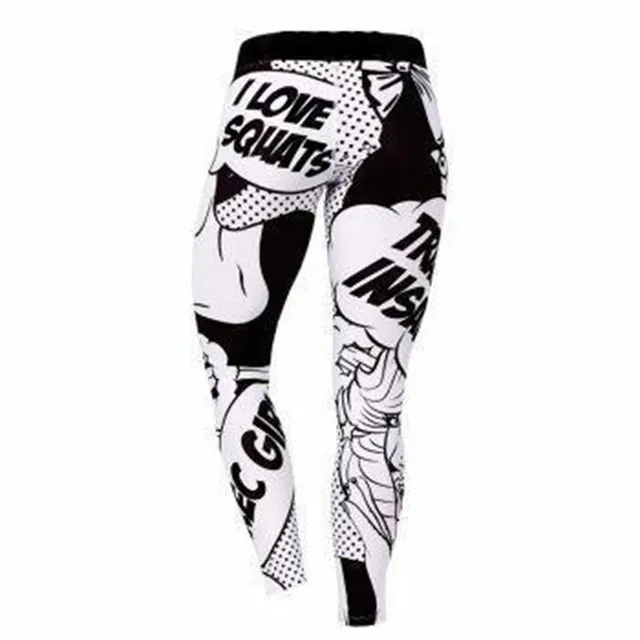 Slimming Yoga Leggings Nine Point Pants Sports Women White Black - Shop at LoveMi