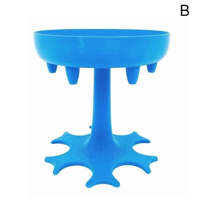 6 Shot Glass Dispenser Holder Rack Bar Accessories Drinking Tools Wine Party Games Liquor 3Pcs Blue - Shop at LoveMi