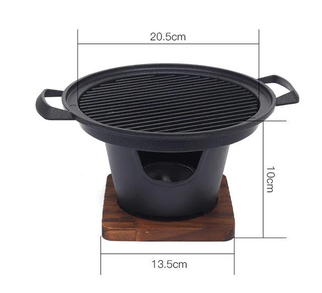 Creative Japanese Style Mini Barbecue Grill For One Person Round Bakeware - Shop at LoveMi