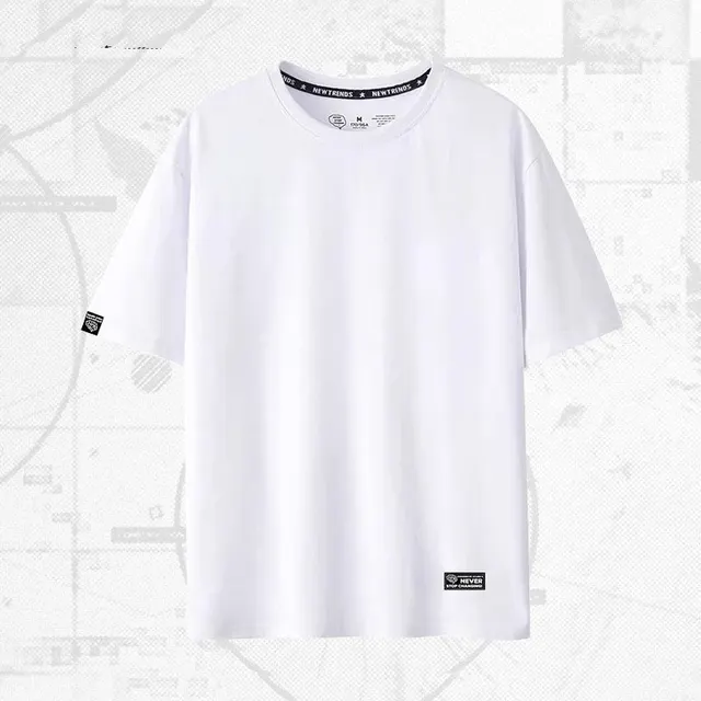 Peripheral Male And Female Couples Pure Cotton Short Sleeved Summer T Shirt 1 Style - Shop at LoveMi