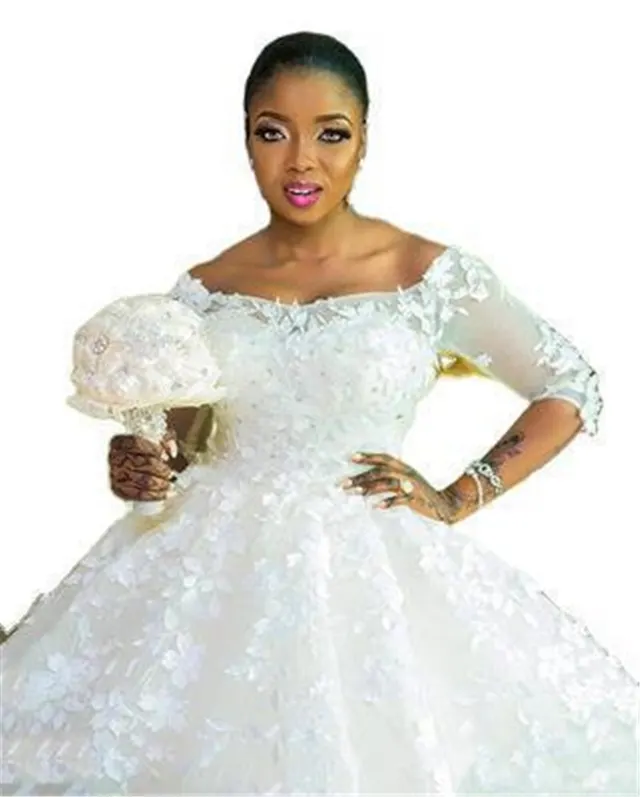 Pregnant Women Princess Wedding Dress Wedding Plus Size Tail Wedding Dress White - Shop at LoveMi