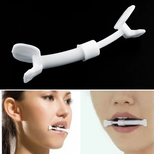 Smile Corrector Tooth Biter Spring Beauty Smile Up Mouth Angle Raise Auxiliary Device White - Shop at LoveMi