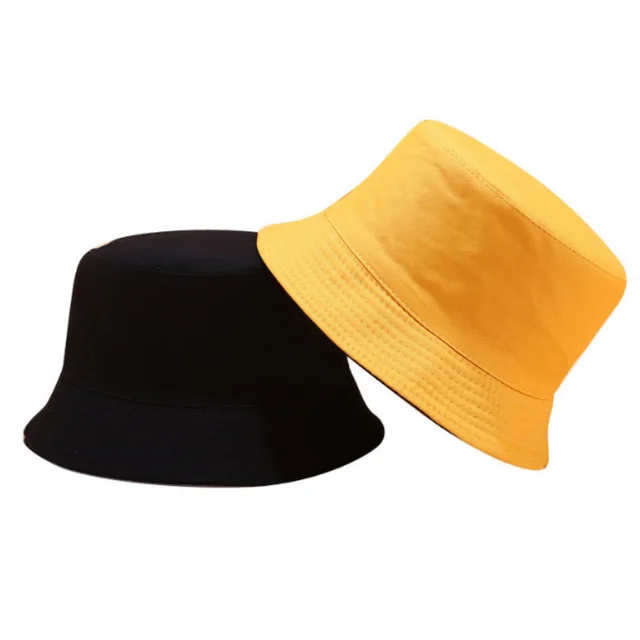Light Board Double Sided Fisherman Hat Spring And Summer Outing Cotton Sun Hat With Basin Hat On Both Sides Blank Bucket Hat Ginger - Shop at LoveMi