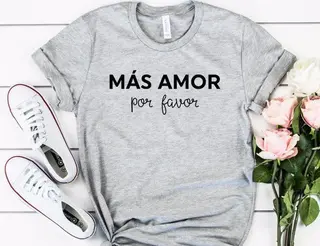 Wide Collar Letter Printed T-Shirt Ladies Short Sleeves - Grey