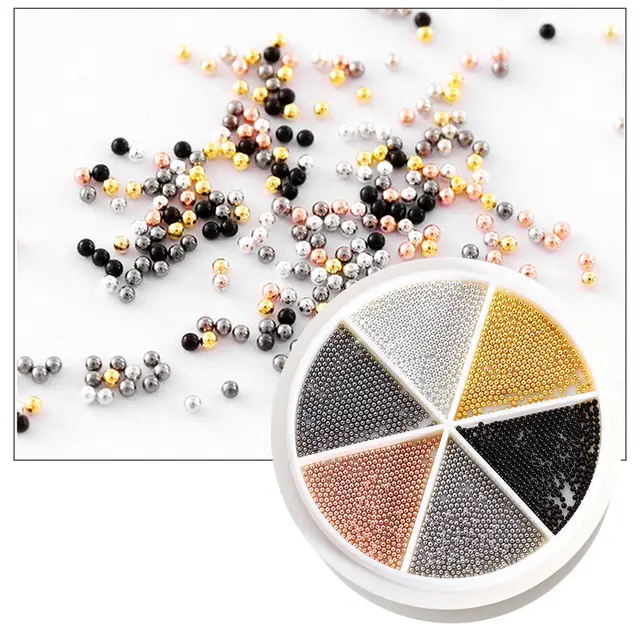 3D Design Rose Gold Silver Jewelry Manicure DIY Decoration Mix And Match - Shop at LoveMi