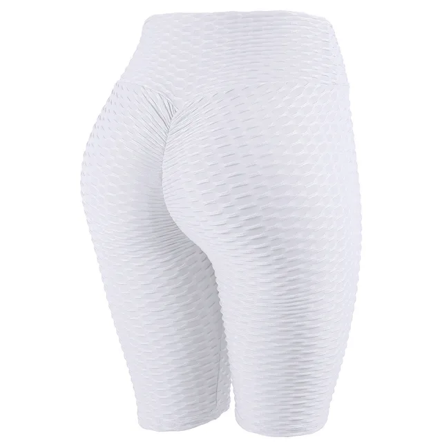 Hot New Sexy Fashion Jacquard Leggings Yoga Fitness Sports Capris White - Shop at LoveMi