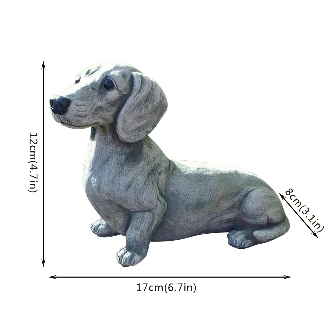 Dog Ornaments Garden Resin Ornaments Long Dog Ornaments - Long Dog
