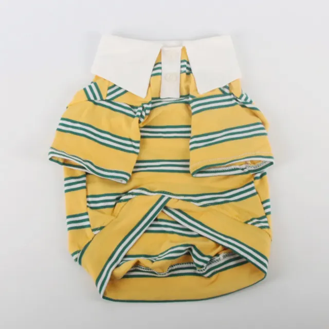 Summer POLO Puppy Big Dog Corgi Pet Clothes Yellow - Shop at LoveMi
