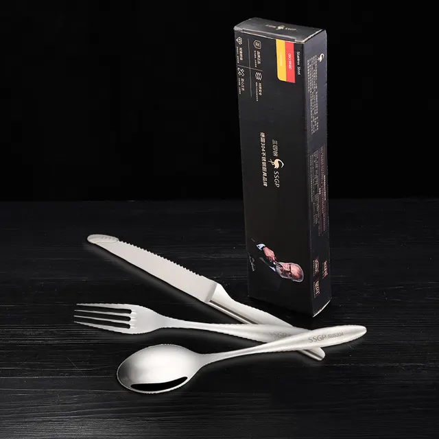 Stainless Steel Western Tableware Set C - Shop at LoveMi