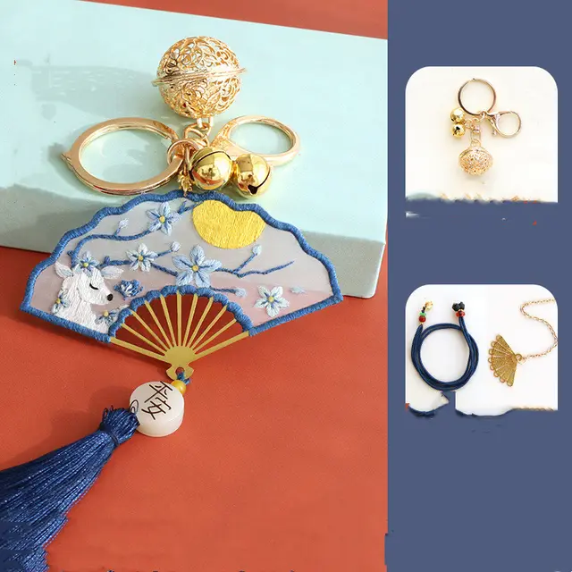 Hand Embroidered Safe Charm DIY Bookmark - Shop at LoveMi