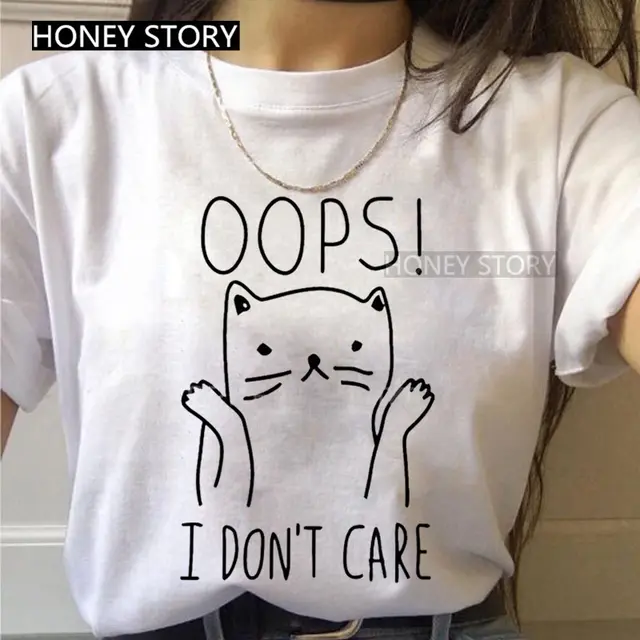 Summer Cute Cartoon Cat Instagram Trend Simple Fashion - Shop at LoveMi