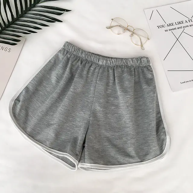 Sports Shorts All match Casual Wide Legs Grey - Shop at LoveMi