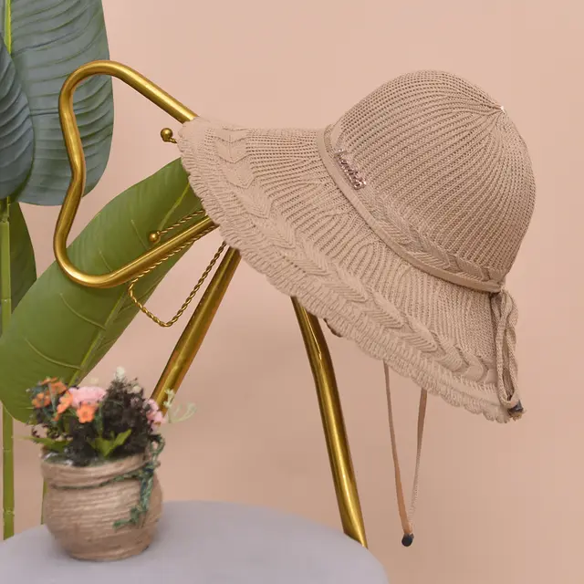 Fashion Summer Hat, Sun Hat, Beach Hat Khaki - Shop at LoveMi
